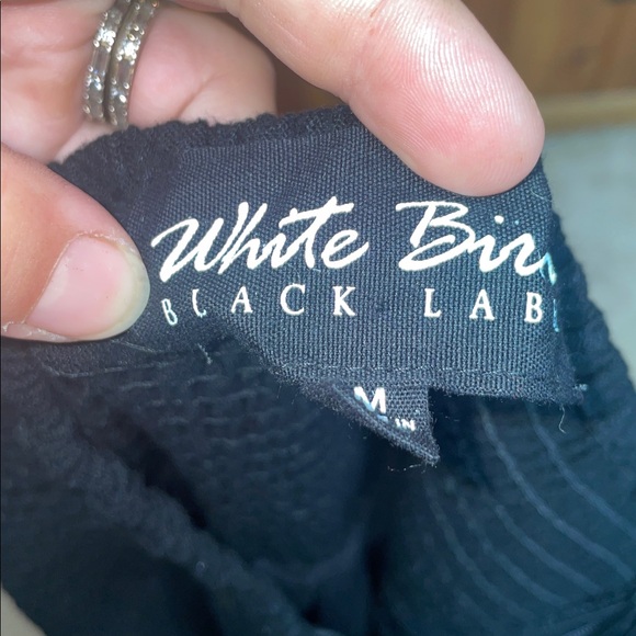 White Birch black label Full Size Halter Neck Wide Leg Jumpsuit Pockets medium - Picture 12 of 13